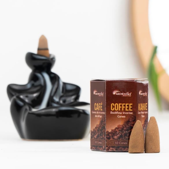 Incensens™ Coffee Backflow Waterfall Incense (10 Pieces)